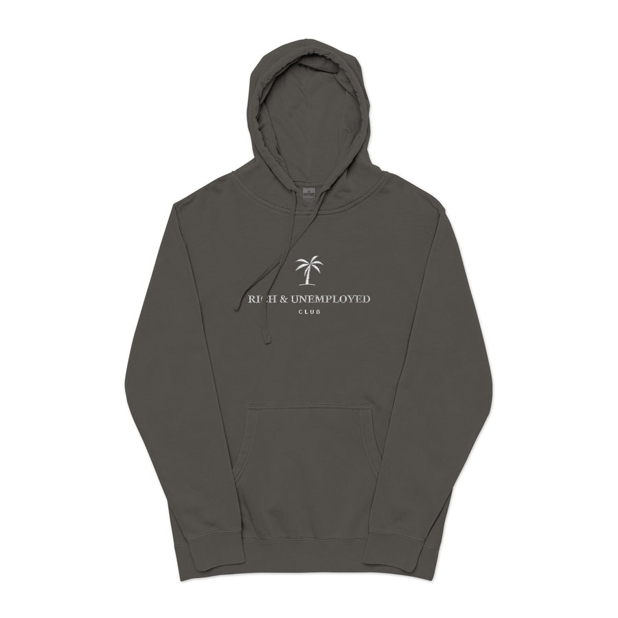 Palm Tree 'By Sea, Undiscovered' Pigment-Dyed Hoodie