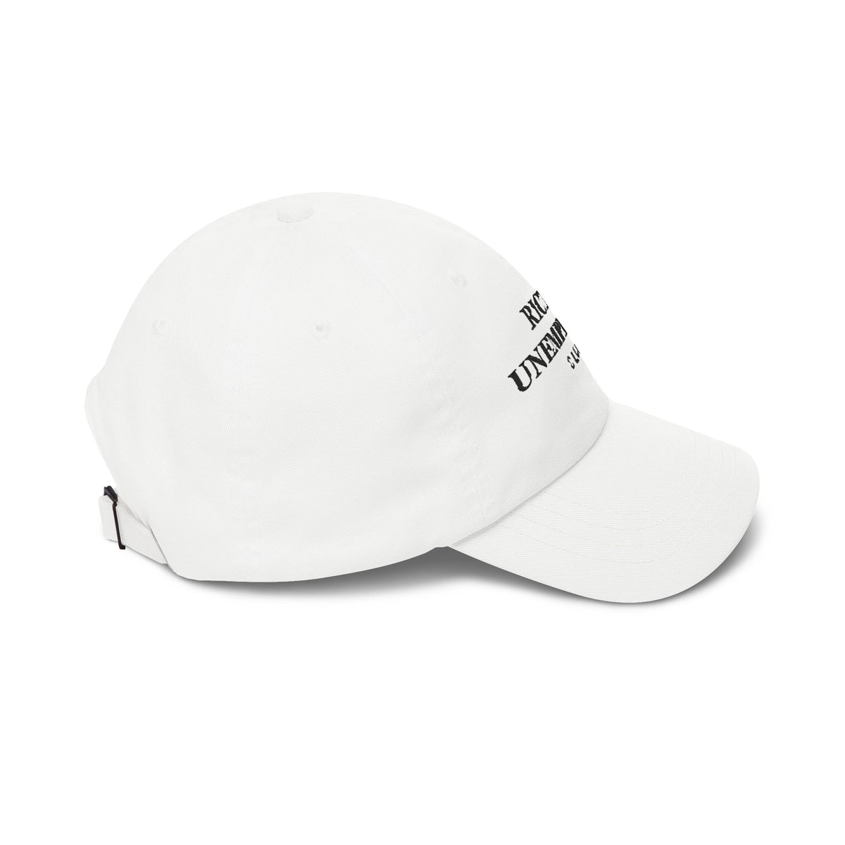 Dad Cap — "Rich & Unemployed Club" Embroidered Baseball Hat