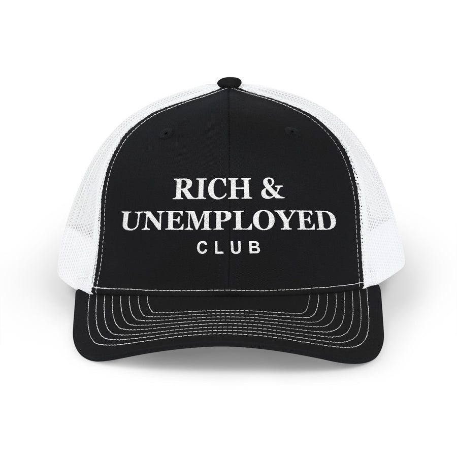 Rich & Unemployed Club Trucker Cap