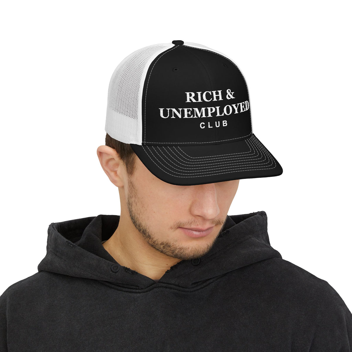 Rich & Unemployed Club Trucker Cap